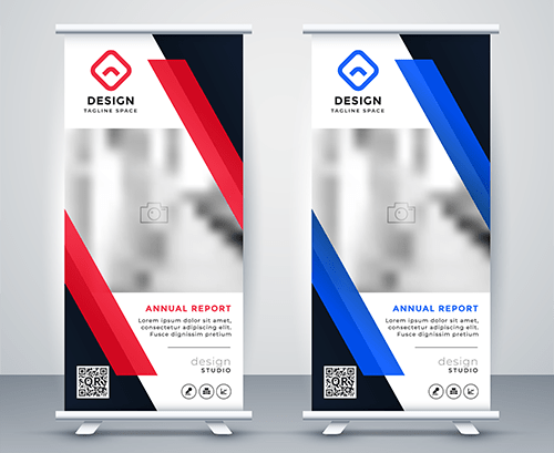 printed pull up banners