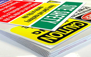printed corriboard signs