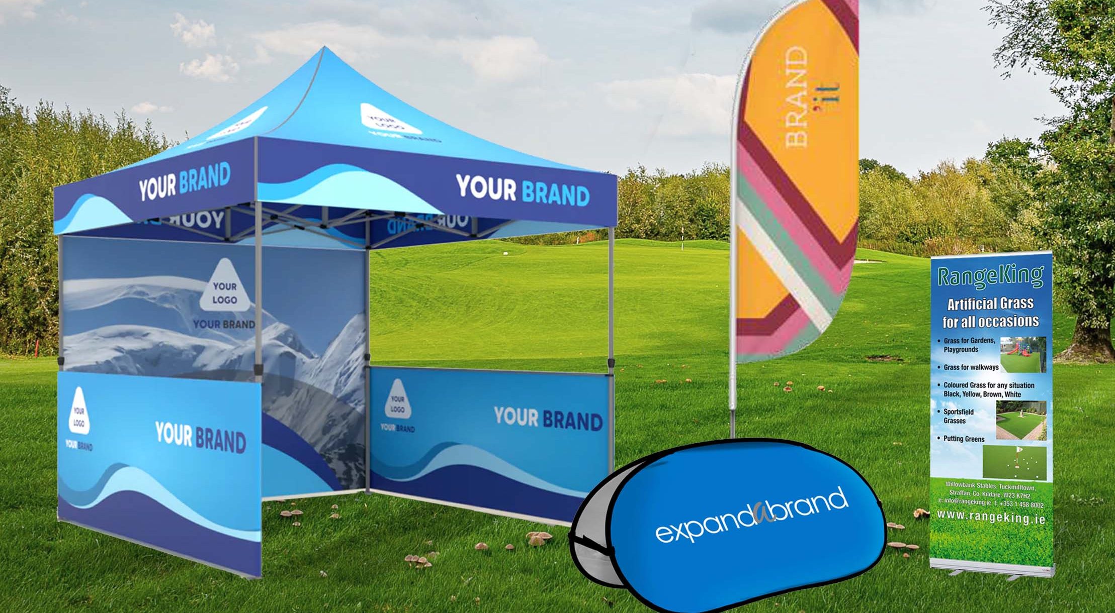 Promotional Tents, Pull up banner