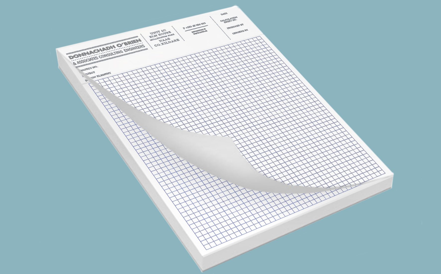 Customised Glued note pads